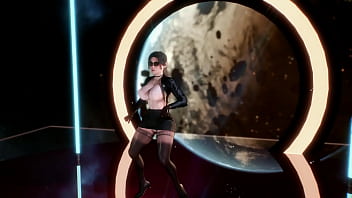 Gadis Korea Berpaha Montok Menari Sensual Dalam Video 3d