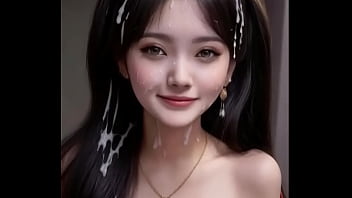 Gadis-gadis Hanfu Putih China Hasil Animasi Ai Tersipu Malu Dengan Tubuh Mereka Yang Berlumuran Cairan Mani