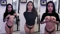 Miera Menggoda Dengan Baju Hitam Yang Membuatmu Tak Tahan