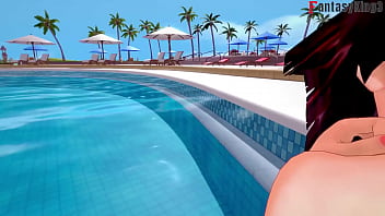 Anzu Mazaki Bercinta Di Kolam Renang | 1 | Yu-gi-oh | Langkah Demi Langkah, Bikini, Gadis Teh, Versi Lengkap & Sudut Pandang Orang Pertama Di Sheer & Ptrn: Fantasyking3